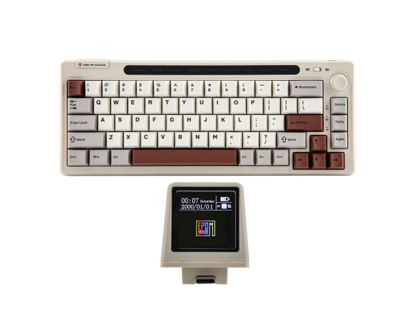 Клавиатура Epomaker RT65 (Белая/Серая)