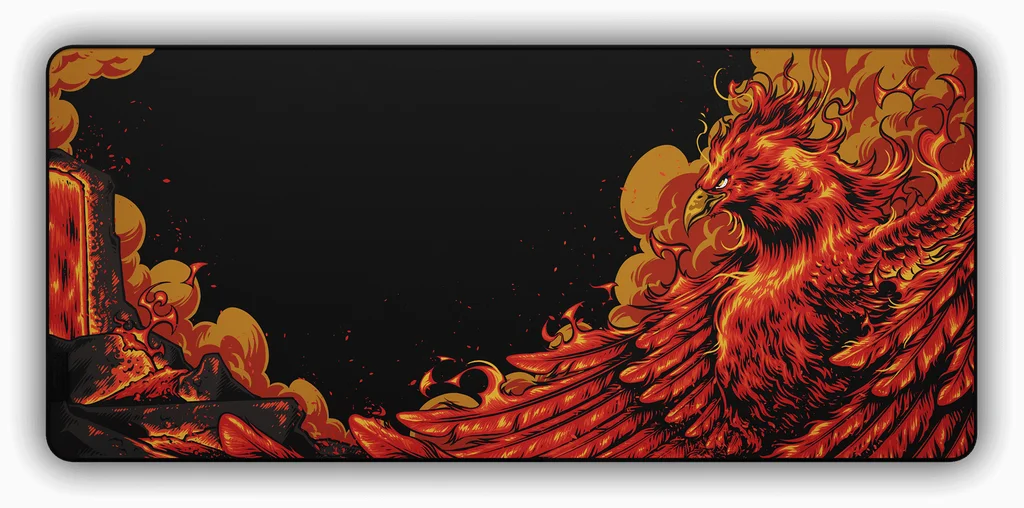 Peles-kilimelis-LIT-Mousepad-Phoenix-klaviaturos.shop_ Коврик для мыши «LIT Mousepad» Phoenix — изображение 1