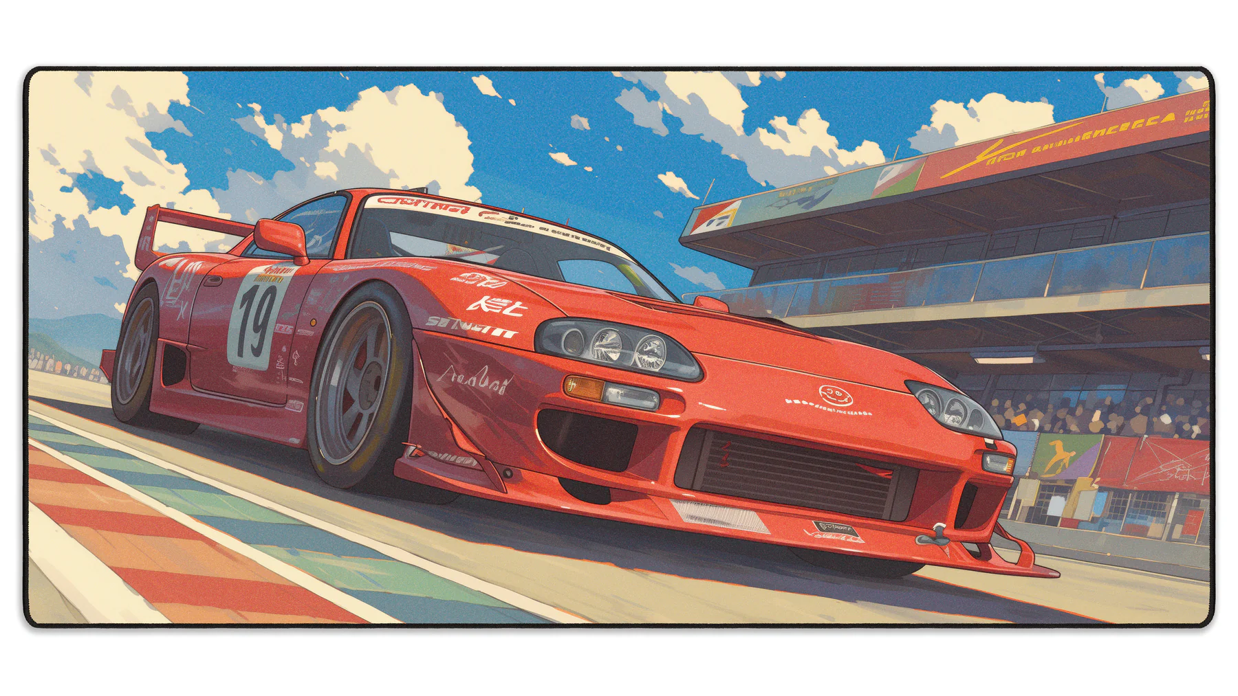 Peles-kilimelis-LIT-Mousepad-Tetsus-Toyota-klaviaturos.shop_ Игровой коврик для мыши «LIT Mousepad» Tetsu's Toyota — изображение 1