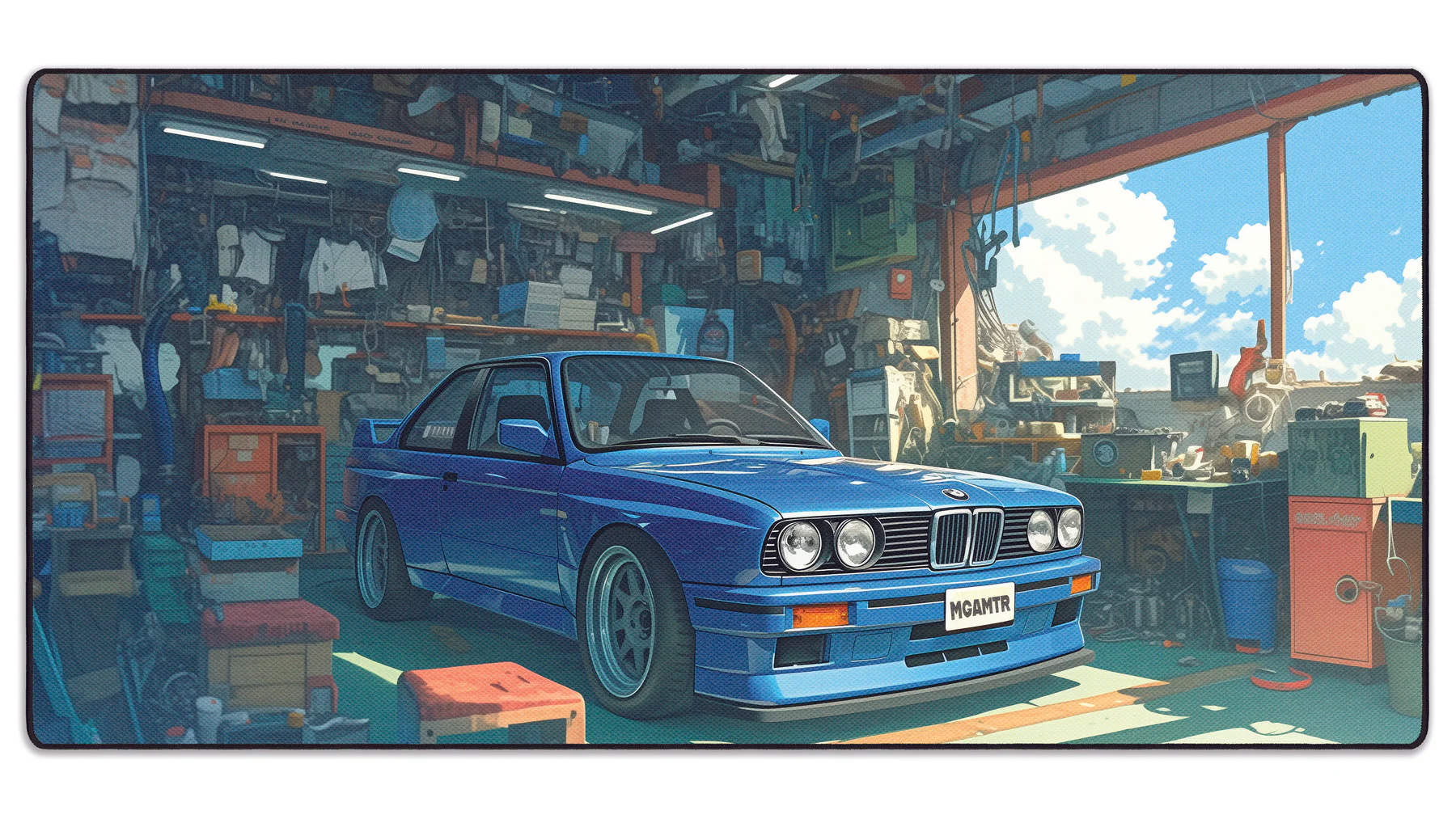 Peles-kilimelis-LIT-Mousepad-Benjis-BMW-klaviaturos.shop_ Коврик для мыши «LIT Mousepad» Benji's BMW — изображение 1