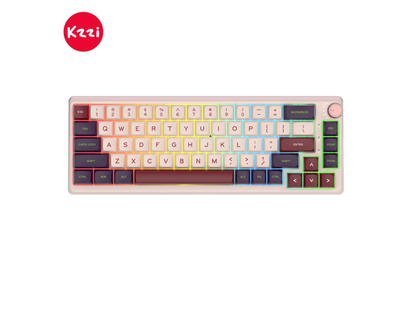 Tastatūra Royal Kludge KZZI K68 Pro (Nezuko Purple)
