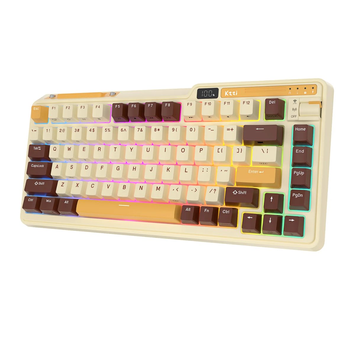 Tastatūra Royal Kludge KZZI K75 Pro (Mousse) - Image 2