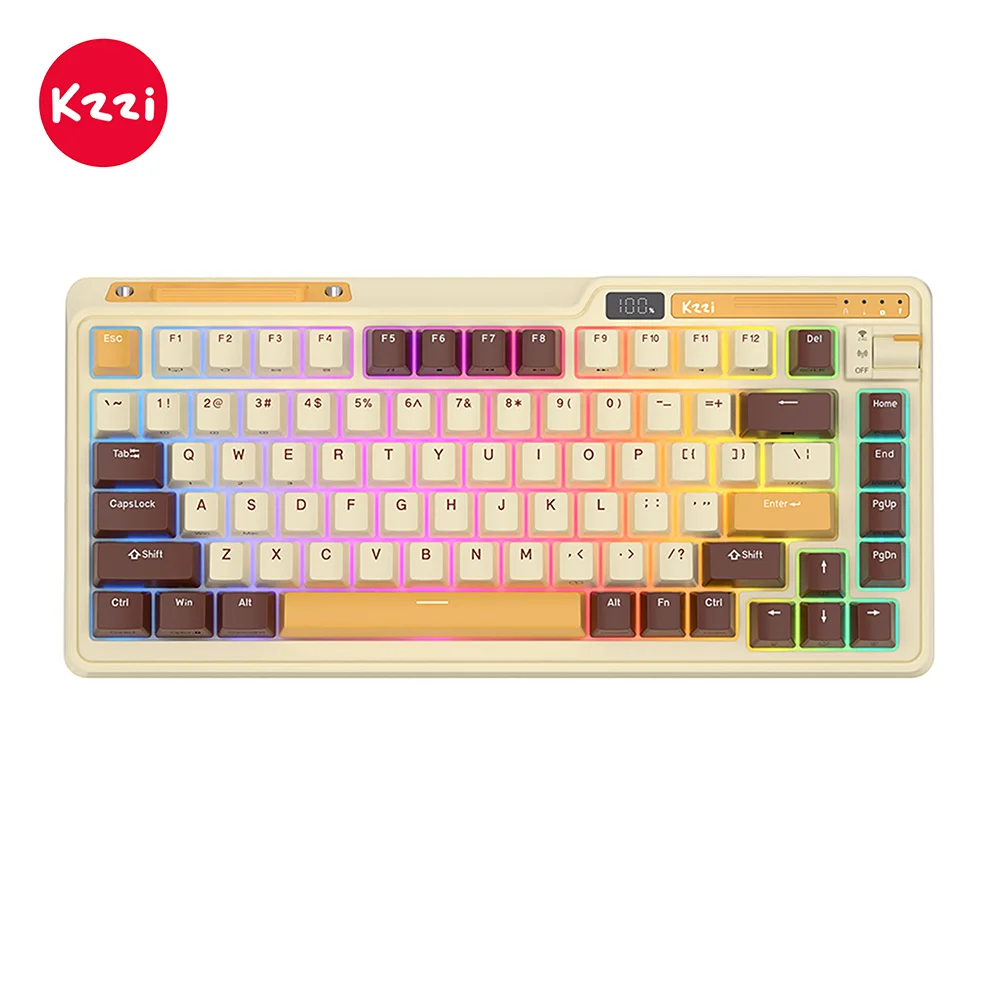 Tastatūra Royal Kludge KZZI K75 Pro (Mousse)-klaviaturos.shop Tastatūra Royal Kludge KZZI K75 Pro (Mousse) - Image 1