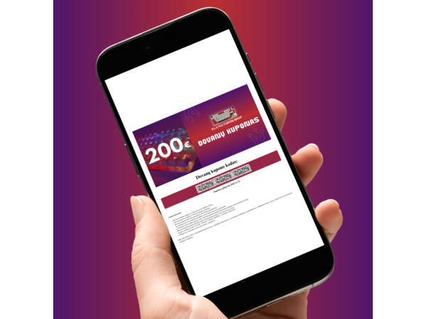 Elektroniska dāvanu karte 200 EUR