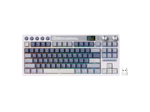 Tastatūra Royal Kludge RK M87 (Ocean Blue)