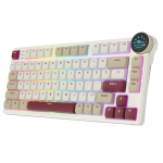 Низкопрофильная клавиатура Royal Kludge N80 (Rosy Clouds) — изображение 2