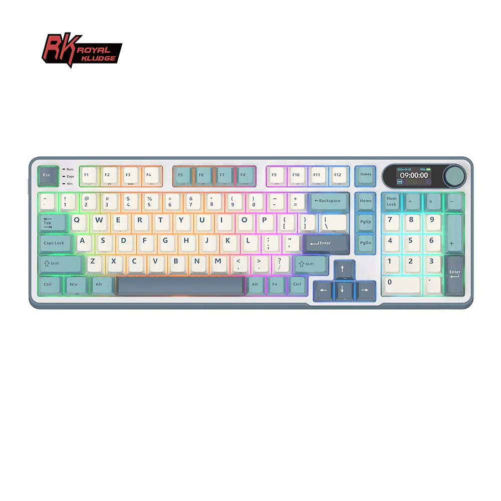 Tastatūra Royal Kludge RK S98 (Light Could)-klaviaturos.shop Клавиатура Royal Kludge RK S98 (Light Could) — изображение 1