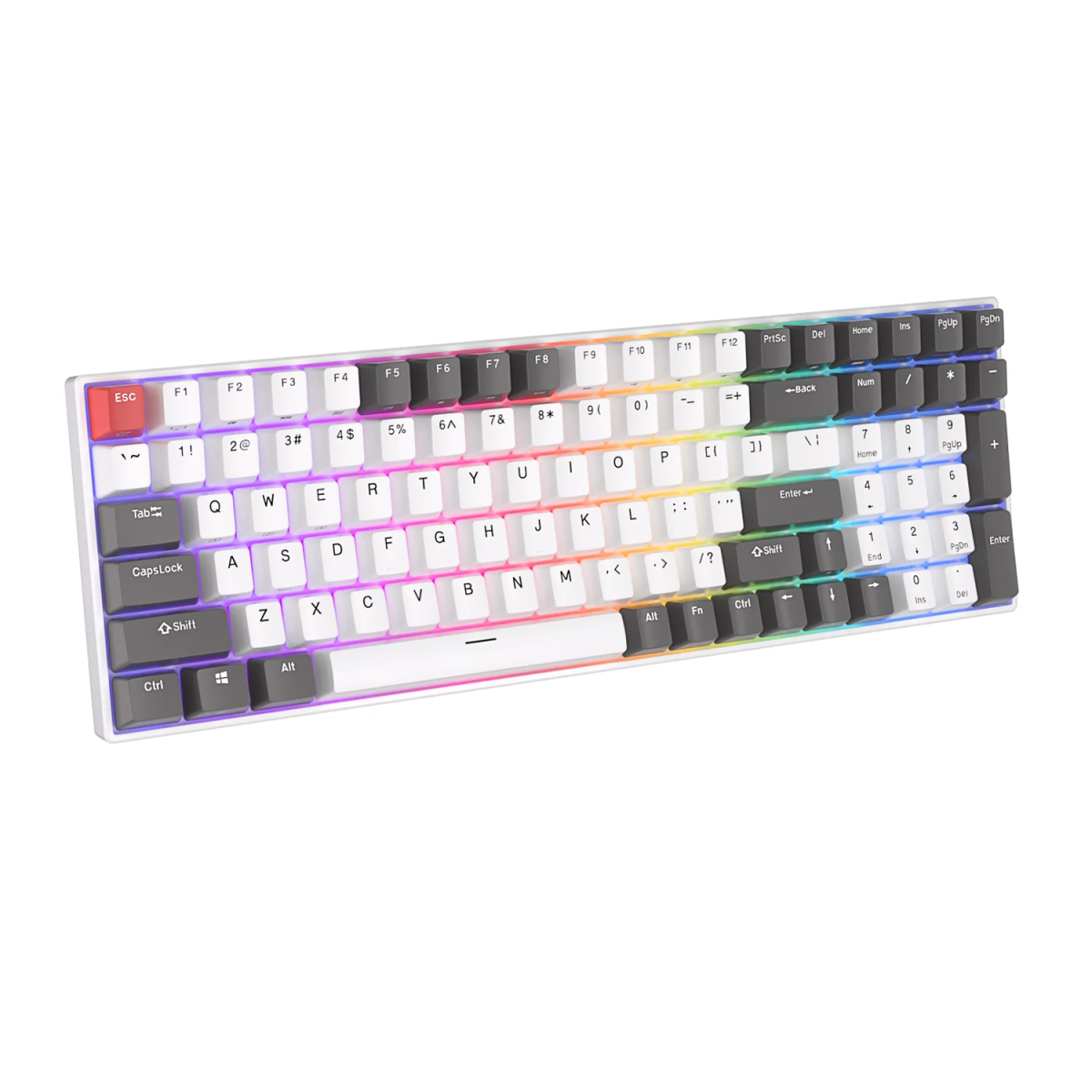 Tastatūra Royal Kludge RK100 (Balta/Pilka) - Image 4