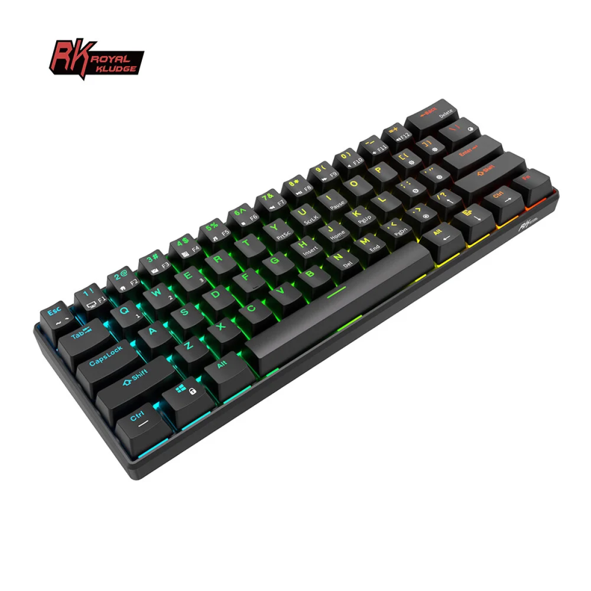 Tastatūra Royal Kludge RK61 (Melna) - Image 3