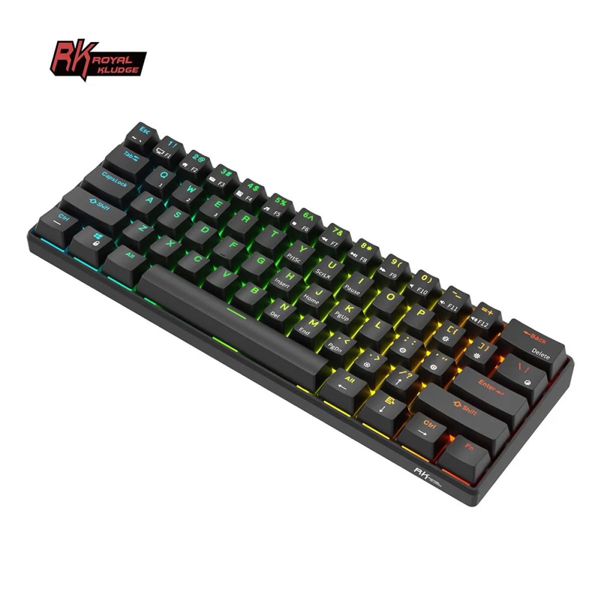 Tastatūra Royal Kludge RK61 (Melna) - Image 4