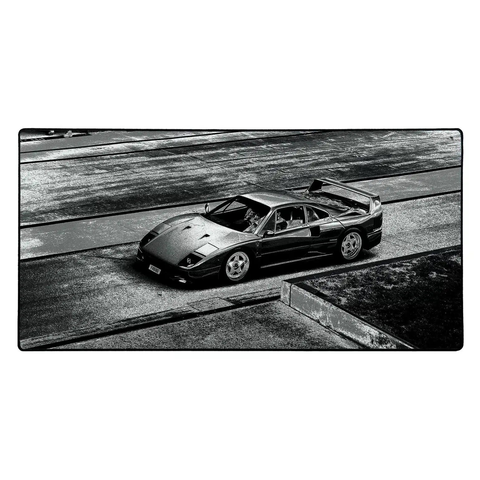 Peles-kilimelis-LIT-Mousepad-Ferrari-F40-klaviaturos.shop_ Peles paliktnis "LIT Mousepad" Ferrari F40 - Image 1