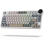 Zema profila tastatūra Royal Kludge N80 (Pearly Dawn) - Image 2