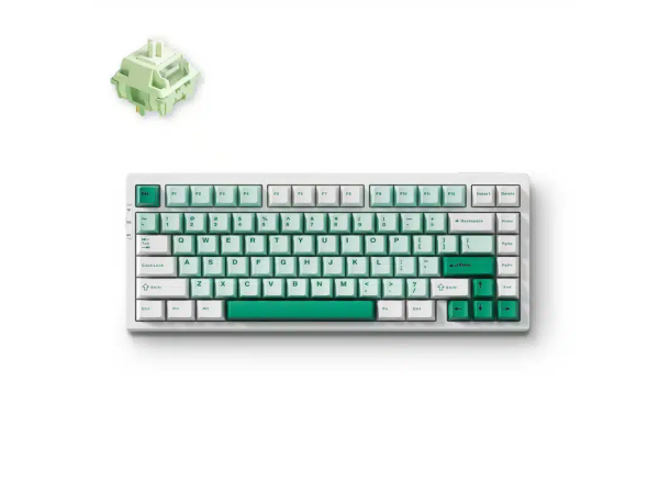 Tastatūra MCHOSE G75 PRO (Balta/Zaļa)