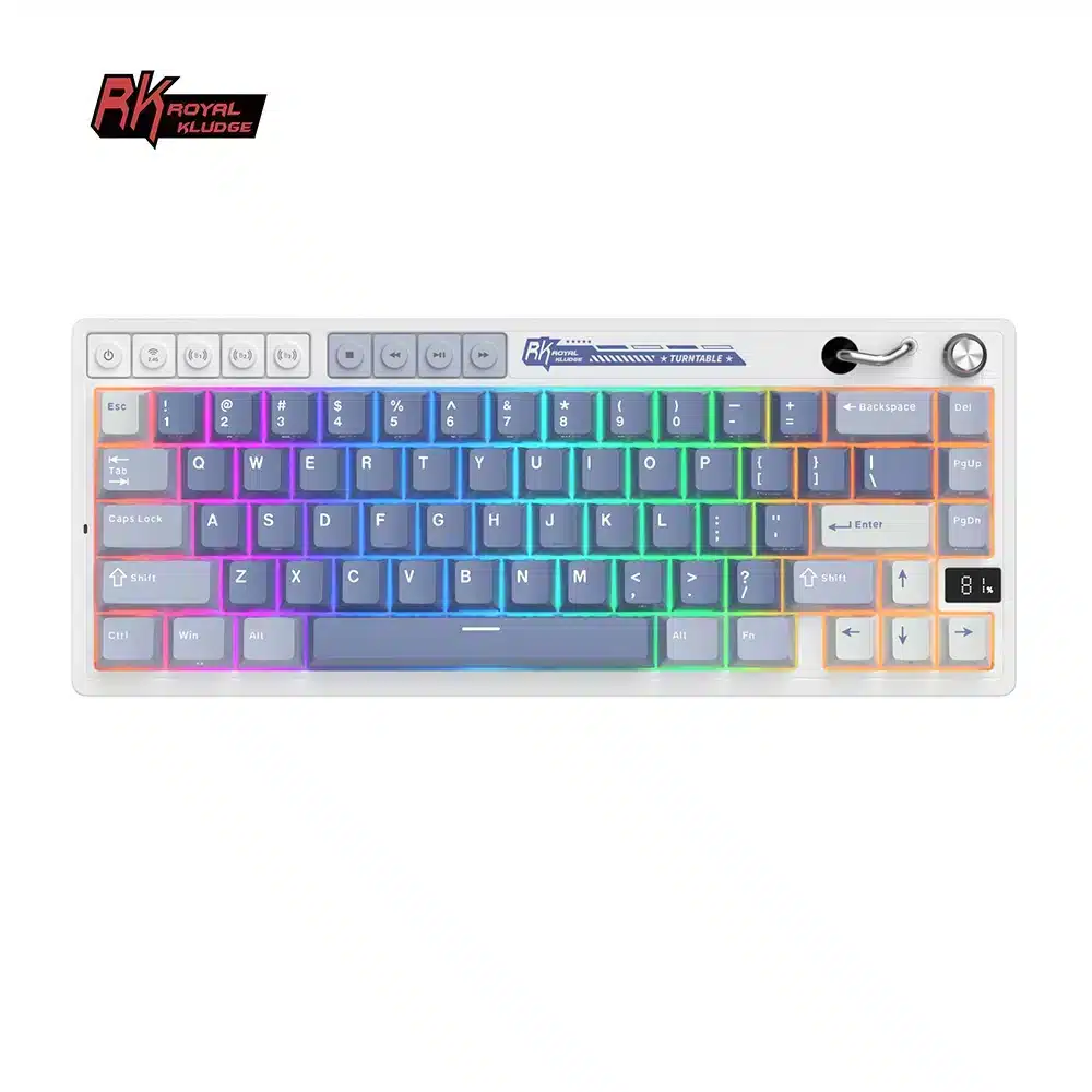 Tastatūra Royal Kludge M65 (Ocean Blue)-klaviaturos.shop Клавиатура Royal Kludge M65 (Ocean Blue) — изображение 1