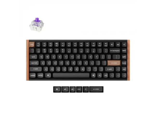 Tastatūra Keychron K2 Magnētiskā Hall Effect (Carbon Black)