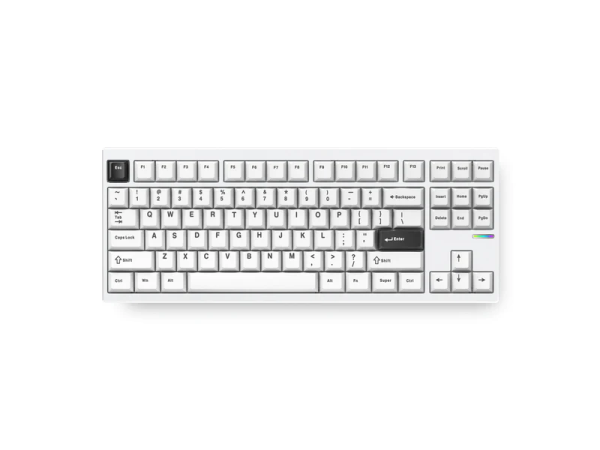 Tastatūra MCHOSE GX87 Ultra Aluminum (White Electrophoresis)