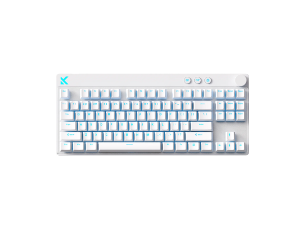 Klaviatūra MCHOSE Mix 87 Hall Effect (Balta)-klaviaturos.shop