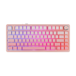 Клавиатура Aula F75 Pro (розовая)
