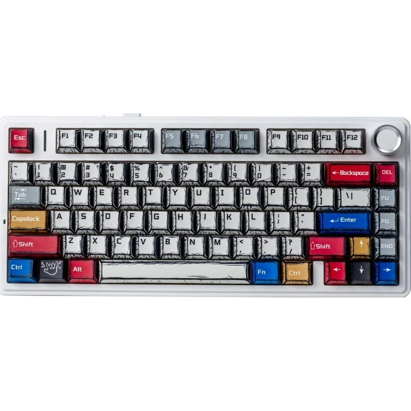 Tastatūra Aula F75 Pro (Comic)-klaviaturos.shop Tastatūra Aula F75 Pro (Comic) - Image 1