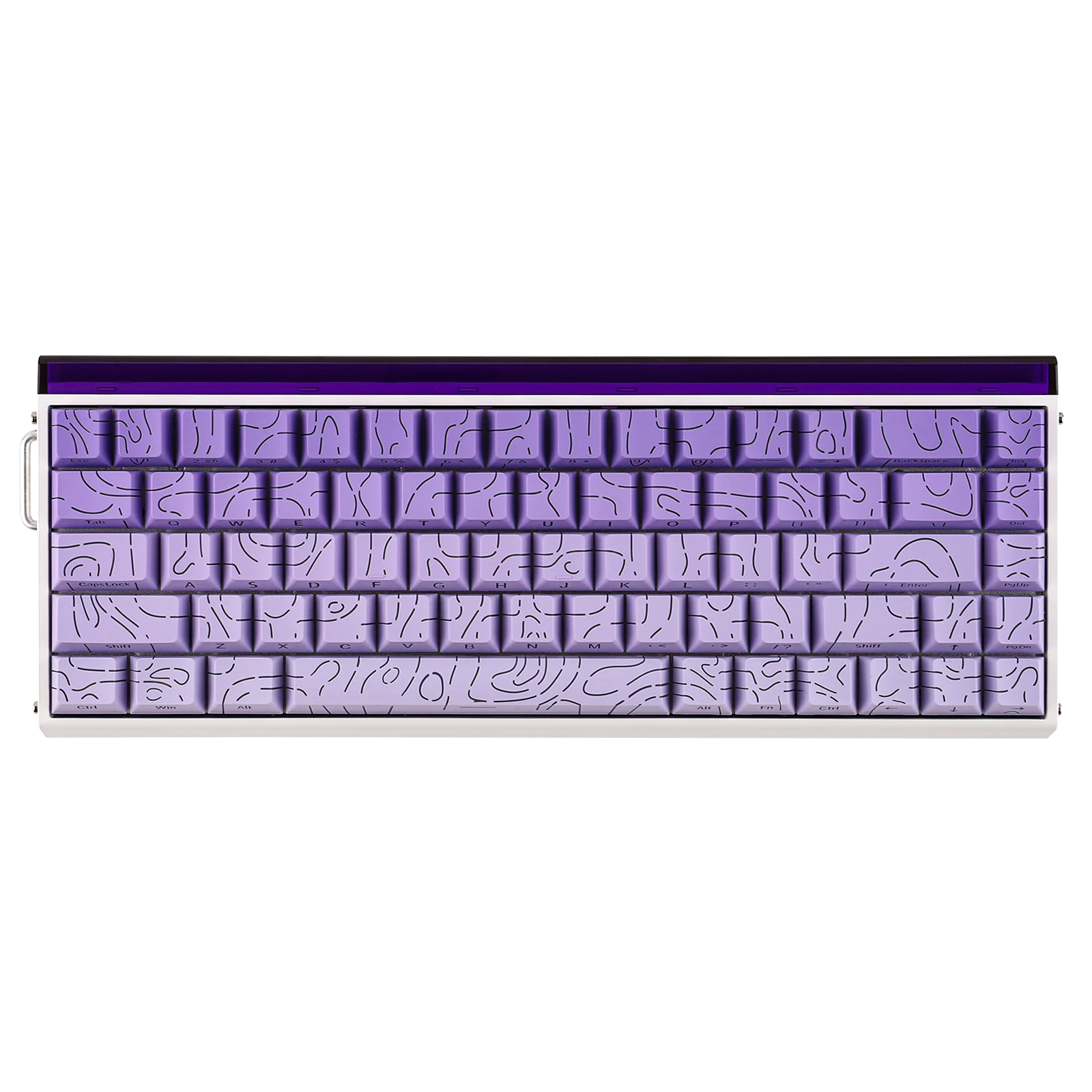 Klaviatūra Aula Hero 68 Magnetinė Hall Effect (Gradient Purple)-klaviaturos.shop Tastatūra Aula Hero 68 Magnētiskā Hall Effect (Gradient Purple) - Image 1