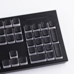 Klaviatūras taustiņu vāciņi'ai Royal Kludge Black PBT OEM 129 pudiņš - Image 6