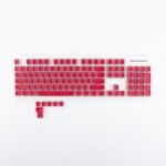 Klaviatūras taustiņu vāciņi'ai Royal Kludge Red PBT OEM 104 pudiņš - Image 3