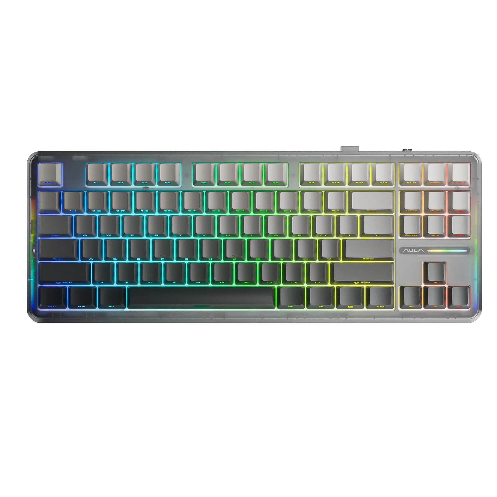 Klaviatura-Aula-F87-Pro-Juoda-klaviaturos.shop_.webp Klaviatūra Aula F87 Pro (melna) - Image 1