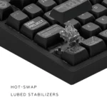 Klaviatūras tumšais projekts ALU81A Terra Nova (melns) ISO izkārtojums - Image 5