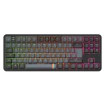 Klaviatūras tumšais projekts ALU87A (pusnakts) ISO izkārtojums