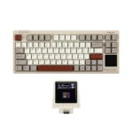 Klaviatūra Epomaker RT80 (balta/pelēka)