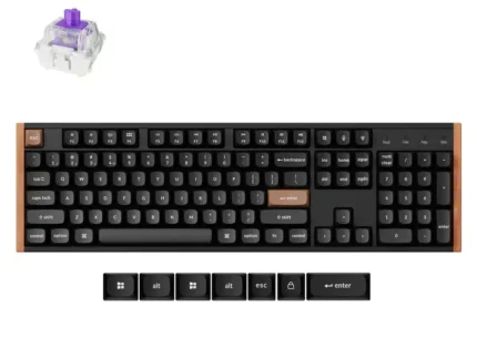 Keychron K10 magnētiskā halles efekta Klaviatūra (melna)