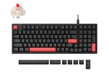 Keychron Lemokey X5 QMK Klaviatūra (melna)