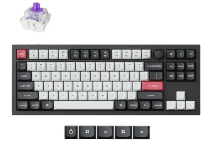 Klaviatūra Keychron Q3 Magnetic Hall efekts (oglekļa melns)