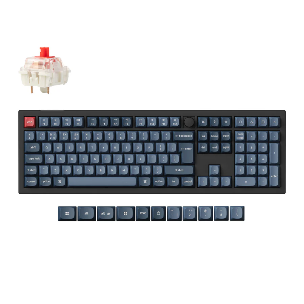 Tastatūra Keychron V6 Max QMK (Carbon Black) - Image 2