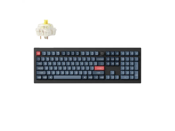 Tastatūra Keychron V6 Max QMK (Carbon Black)