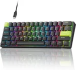 Klaviatūra Royal Kludge C61 Magnetic Hall efekts (melns, zaļš) - Image 2