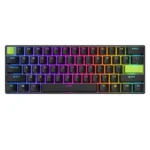 Klaviatūra Royal Kludge C61 Magnetic Hall efekts (melns, zaļš)