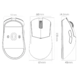 Spēļu pele Lamzu Paro Aurora (balta) - Image 4