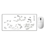 Balts spēļu komplekts - MCHOSE L7 Ultra+ + „LIT Mousepad” Yatsuo 1 by Taguchi Tomoki