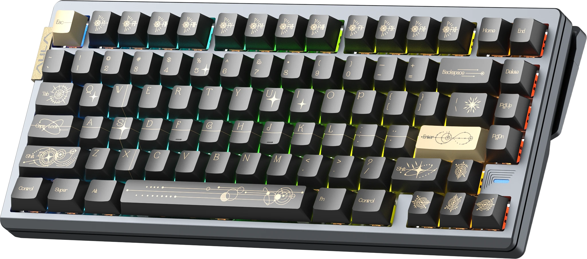 Клавиатура Aula AG75 Pro магнитная Hall Effect (Shadow Gray) — изображение 2