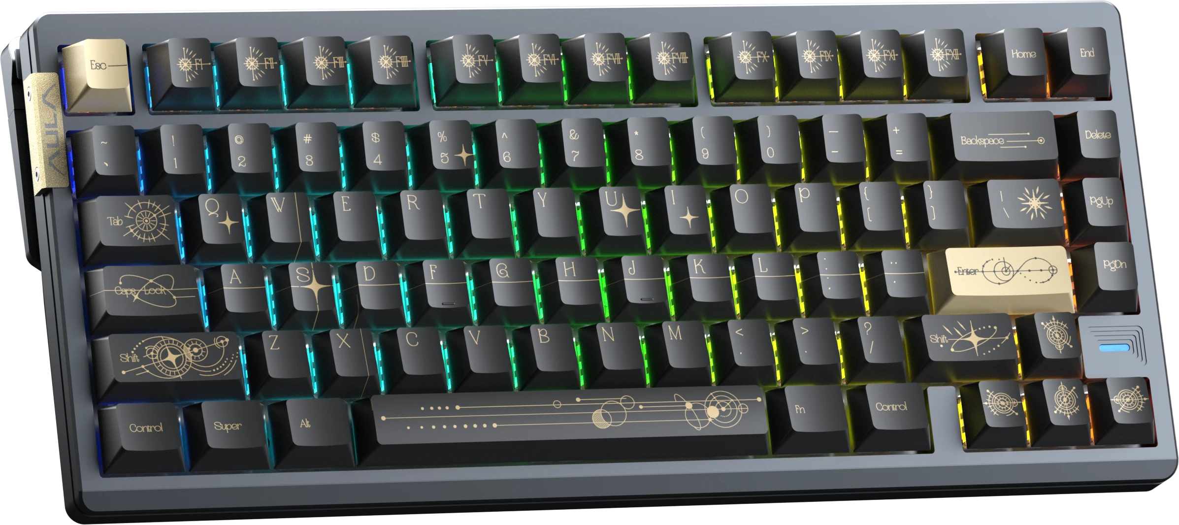 Клавиатура Aula AG75 Pro магнитная Hall Effect (Shadow Gray) — изображение 4