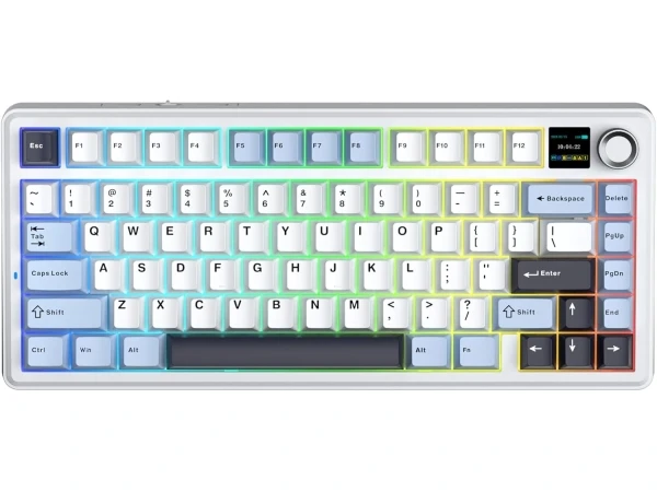 Клавиатура Aula F75 MAX (Glacier Blue)