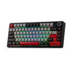 Клавиатура Aula F75 MAX (Чёрная/Красная) — изображение 2
