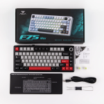 Клавиатура Aula F75 MAX (Чёрная/Красная) — изображение 3