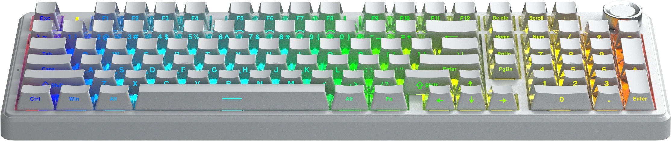 Клавиатура Aula F99 PRO (белая) — изображение 4