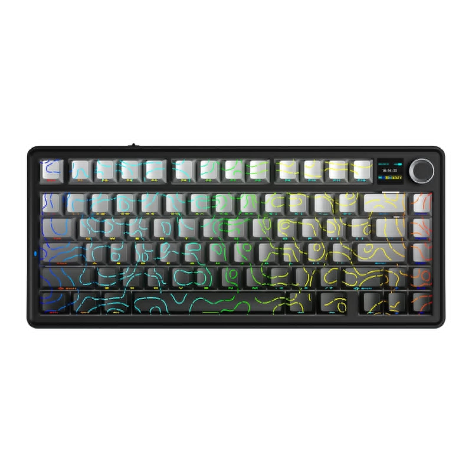 klaviatura-aula-f75-max-gradient-black-contour-klaviaturos.shop Tastatūra Aula F75 MAX (Gradient Black Contour) - Image 1