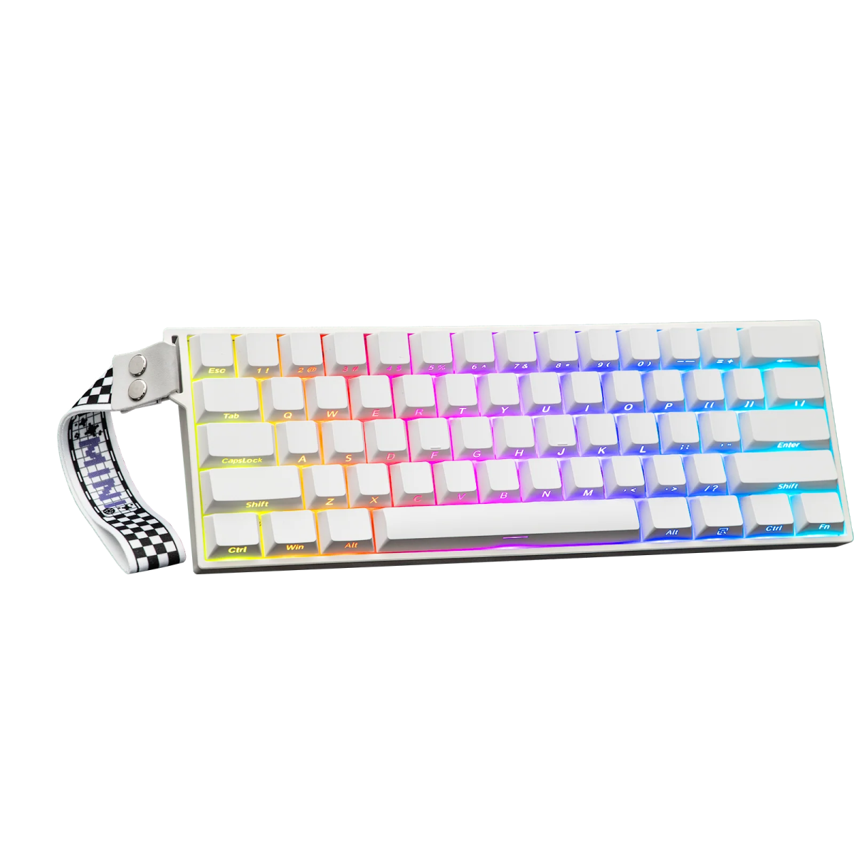 Tastatūra AULA MINI60 Pro Magnētiskā Hall Effect (Balta) - Image 2