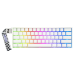 Tastatūra AULA MINI60 Pro Magnētiskā Hall Effect (Balta)