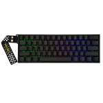 Tastatūra AULA MINI60 Pro Magnētiskā Hall Effect (Melna)
