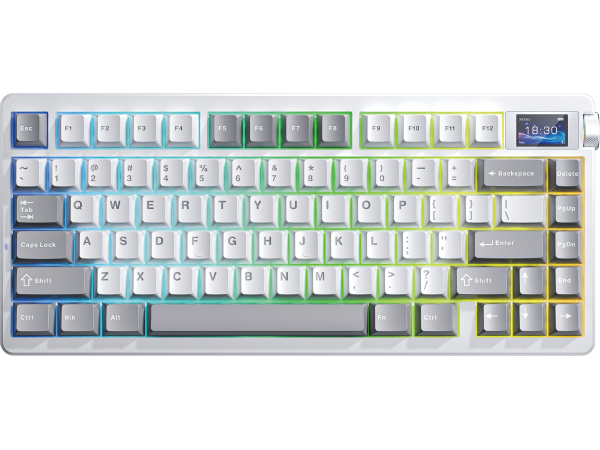 Tastatūra Aula NOVA75 (Balta/Pelēka)